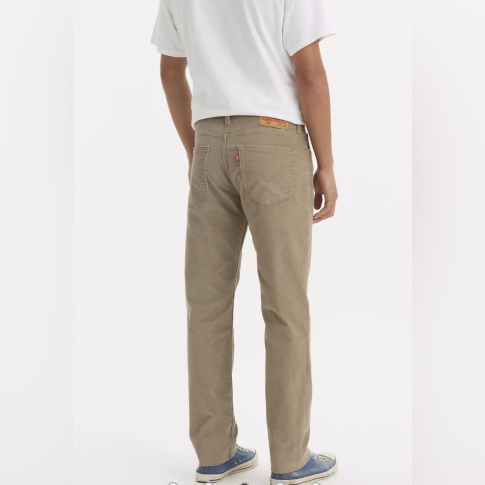 EUC Levi’s 511 Corduroy jeans pants tan grey Men 30 x 30 stretch slim fit